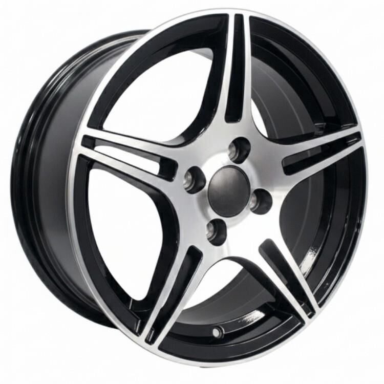 SONİC 1080/2 15 İnç 6.5J 4x100 ET35 67,1 BD Siyah Diamond Jant Seti 4 Adet